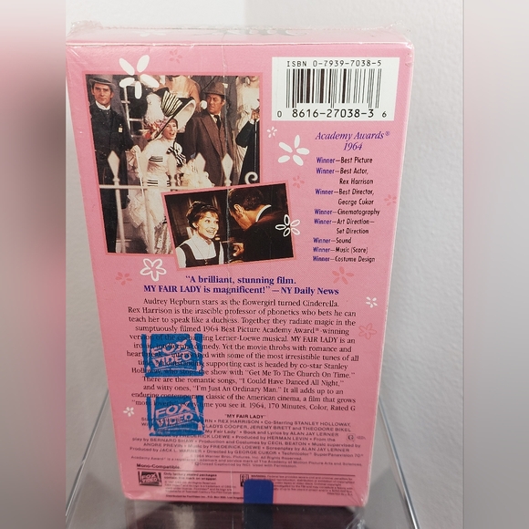 'My Fair Lady' VHS Audrey Hepburn, Rex Harrison 1964 Best Picture Winner Sealed - Picture 2 of 8